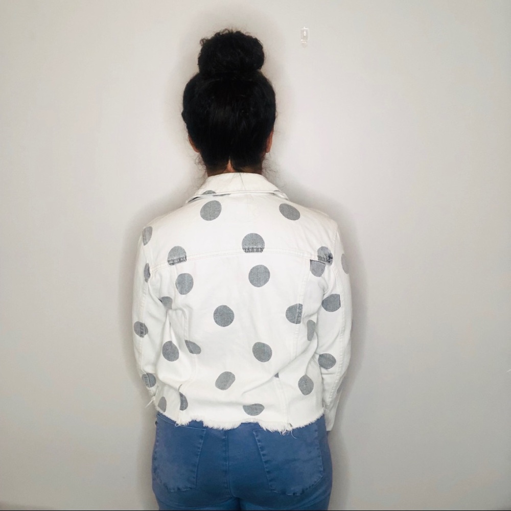 ZARA Dots White Jacket - Picture 4 of 8